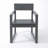 Outdoor Garden Armchair, Modernist Design With Backrest-2135739859