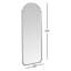 Orwell Flat Metal Mirror-297744964