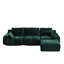 Animal de compagnie - Canapé modulaire en mousse à mémoire de forme en velours côtelé, personnalisable, sans assemblage, pour divers espaces Conception ergonomique à 3 sièges, combinaison personnalisable, haute densité, différentes zones-1295626915