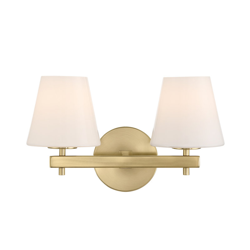 Jaycob 16'' Vibrant Gold Sconce, 2, 10" H x 16" W x 7.5" D