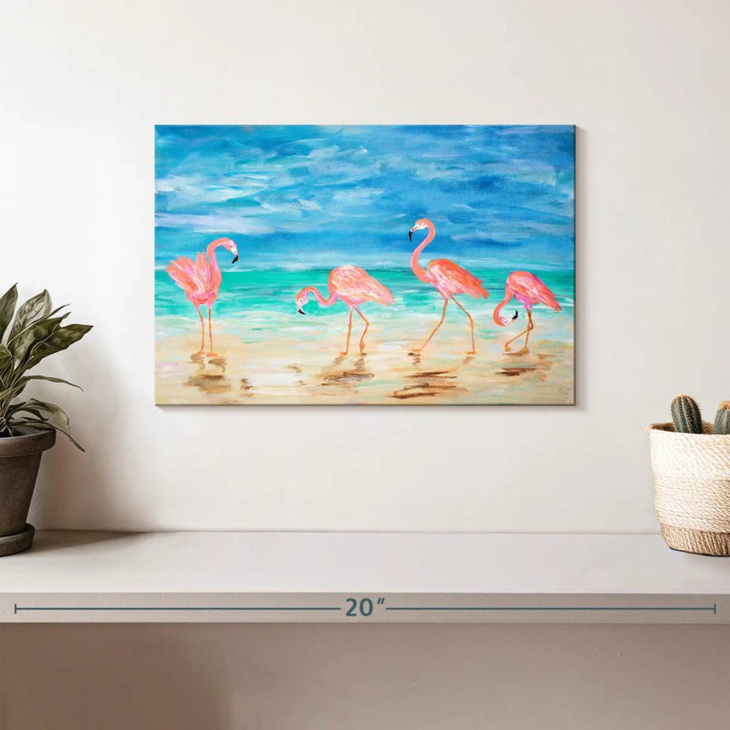 Brampt Sunny Flamingo Beach, H 8 po x l 12 po