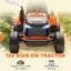 Kids Ride On Tractor with Trailor, Kids 12V Ride on Car, Orange-116438066