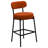 Yosniel Modern Counter Height Bar Stools Set of 6, 28 Inch Upholstered Barstools with Curved Open Back & Round Seat, Plush Bouclé Fabric Bar Chairs for Kitchen Island, Dining Counter & Home Bar, Comfortable & Stylish-1604069918