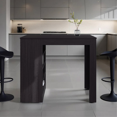 Table Norton, conception moderne, 4 tablettes ouvertes, idéale pour la cuisine