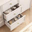 Armoire buffet 59 po avec portes de grange et tablettes réglables