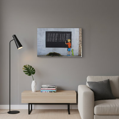 Simpsons Blackboard Street Art Canvas