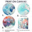 Underwater Coral Symphony Ii I - Art mural en toile rose 2 pièces-665341000-665341047-665341007