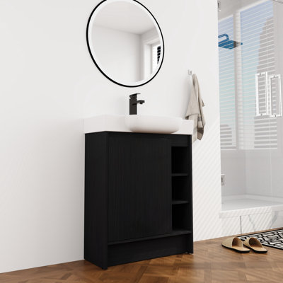 28'' Single Bathroom Vanity with Ceramic Top
