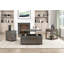 Table basse relevable avec rangement