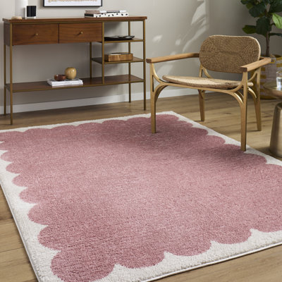 Fossay Shag-Washable Modern High Pile Living Bedroom Rug