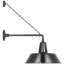 Thomas O'Brien, "Academy 17.5" Anchored Mack Barn Light in Matte Black with 16" Soft Copper Bowers Shade-117837512-117837516
