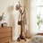 Janiya 8-Hook Solid Wood Freestanding Coat Rack-1854738717
