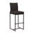Outdoor  2  - Transitional Look, , Weather , Dark Brown/Grey, Black Iron 2Pcs Long-Lasting, 17.13"W X 19.72"D 43.03"H, 30.00" Seat Height, Frame, Assembly Required-1159422690