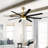 Jamii-Leigh 65/72/84 inch Large Indoor/Covered Outdoor Modern Ceiling Fan with Led Lights and Remote, 6-Speed, Reversible Quiet DC Motor, Timer, 8-ABS-Blade-548189011-548189007-539539265