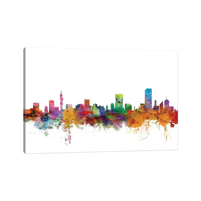 Pretoria, South Africa Skyline by Michael Tompsett - Wrapped Canvas Gallery-Wrapped Canvas Giclée