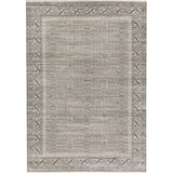 Hand-Knotted High-Quality Black and Silver Area Rug