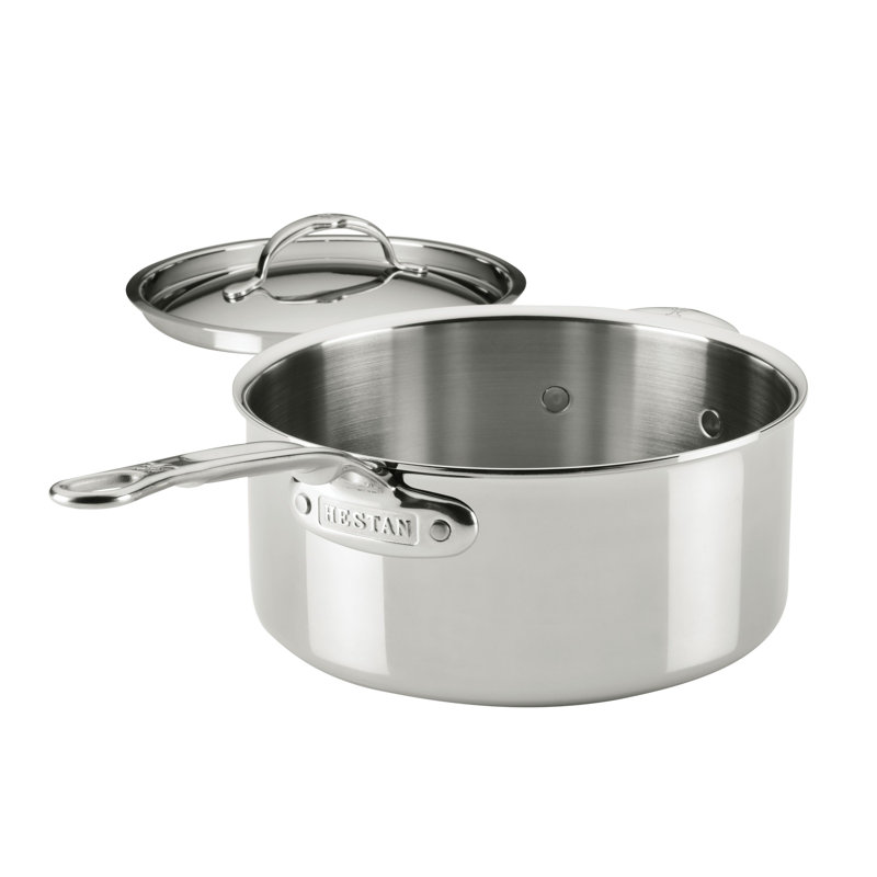 Probond® Luxe 4-quart Professional Clad Stainless Steel Saucepan With Lid 