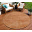 Tapis d'intérieur rond lavable d'intérieur de 8 pi HomeRoots