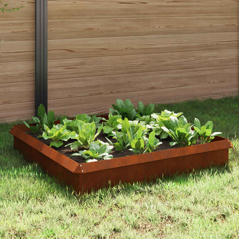 25cm H x 100cm W Weathering Steel Hardware