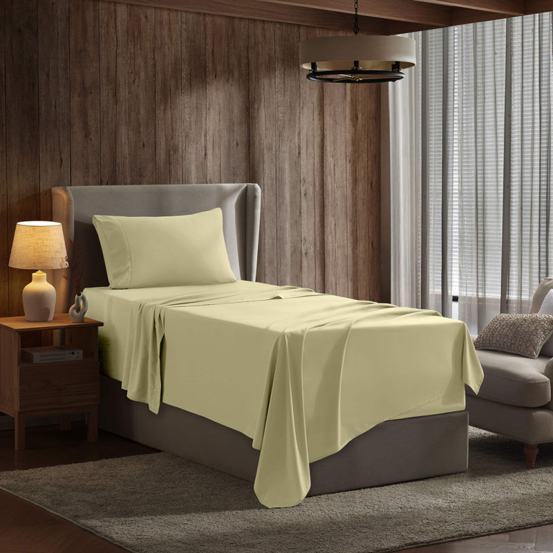 Ensemble de draps doux et respirant Hotel Collection, Lit simple, Ivoire ivoire