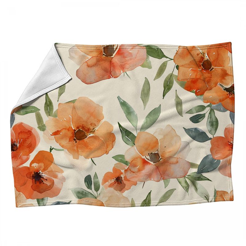 Jeté Floral, L 50 po x L 60 po