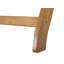 Batali 196cm Long Reclining Acacia Single Chaise with Cushions and Table
