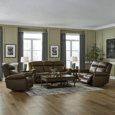 Power Reclining Sofa, Loveseat & Recliner Living Room Set