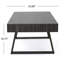 Table basse de style traîneau Gurmail-20246770