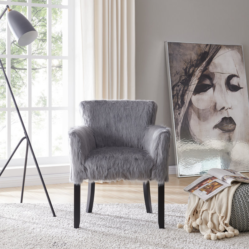 Unadilla Upholstered Armchair, Grey