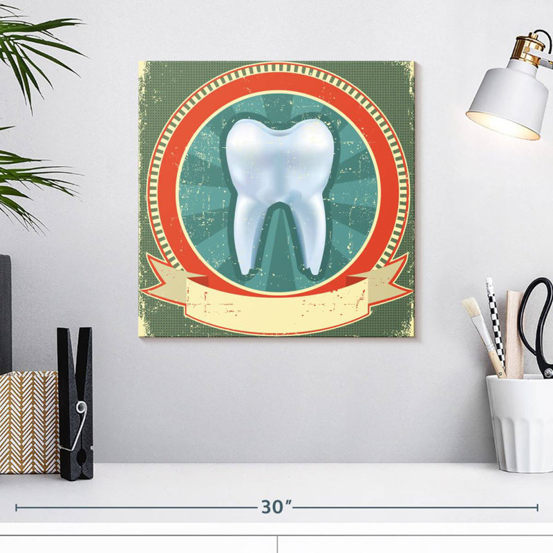 Alcaraz Tooth Sign, 16" H x 16" W