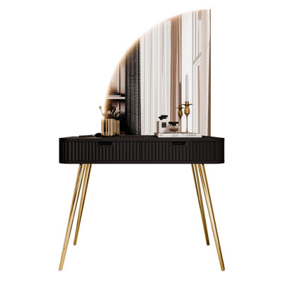 -QS dressing table with LED mirror