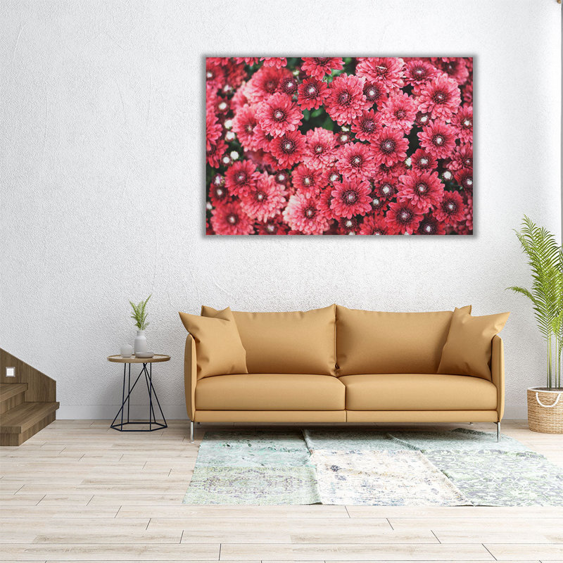 Fleurs d'automne I - reproduction d'art sur toile, H 16 po x l 24 po