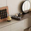 Coiffeuse avec miroir lumineux, 6 tiroirs