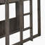 Lit superposé en bois avec couchette de jeu et garde-corps antiques Sku: LTAAE-1439709822