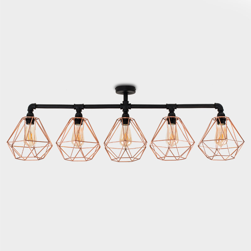 Hanley Flush Mount, Copper, Yes