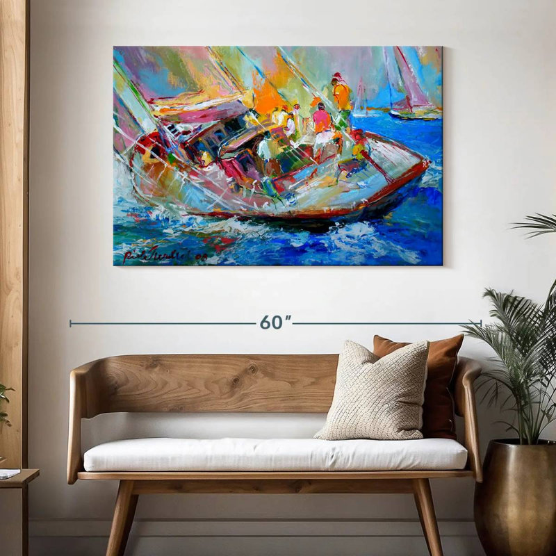 Mehar Sail, 32" H x 48" W