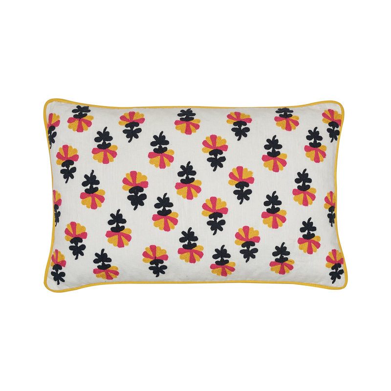 Addy Embroidered Throw Pillow