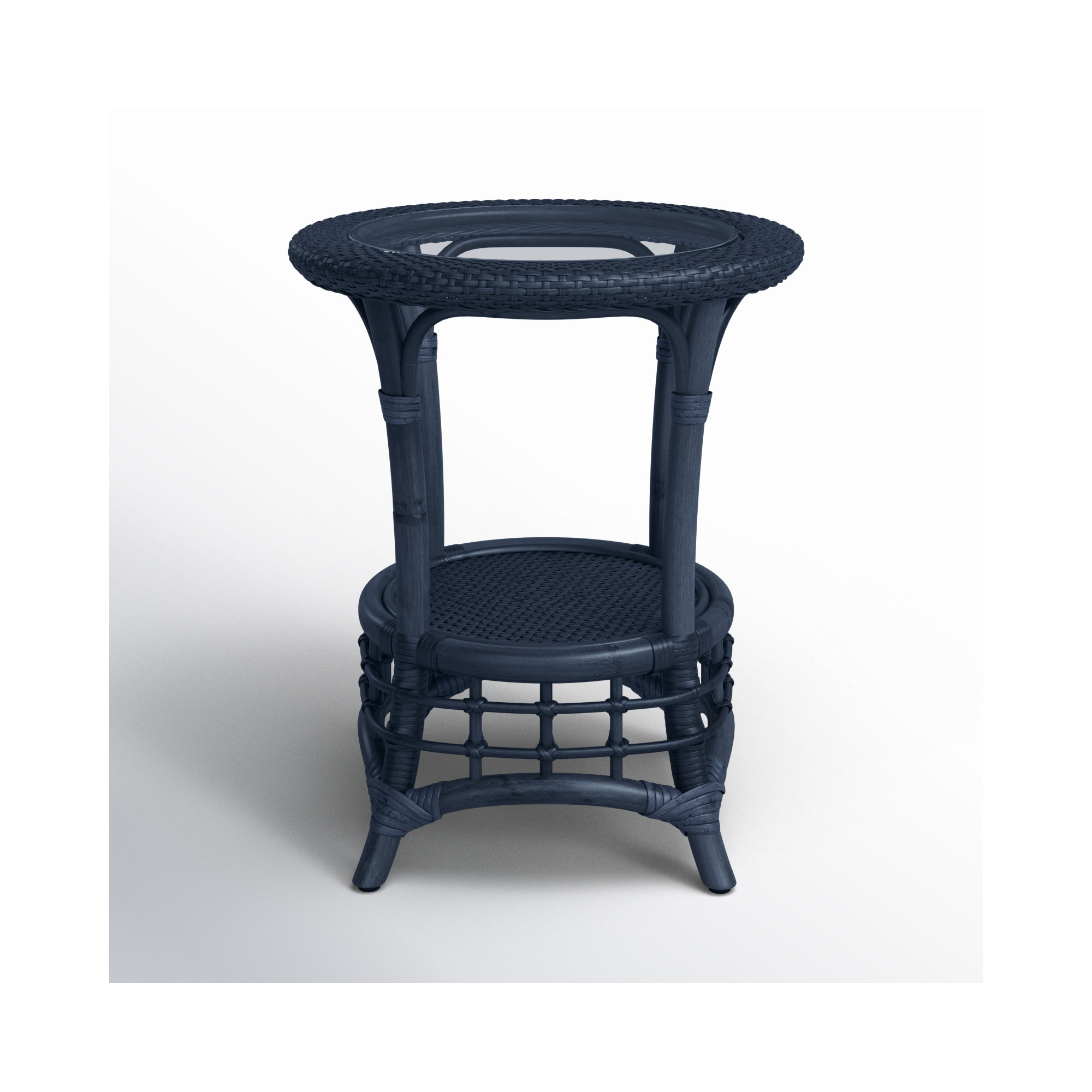 Luca End Table, Navy