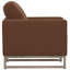 Chaise d'appoint moderne rembourrée avec pieds en métal-447152044