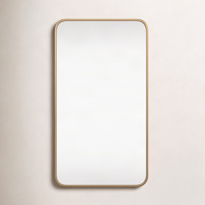 Sabine Metal Rounded Rectangle Wall Mirror