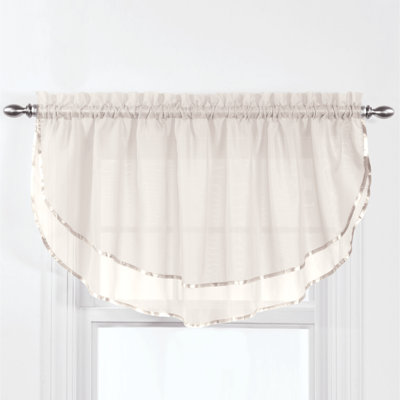 Cantonnière transparente 60 po Penobscot Elegance