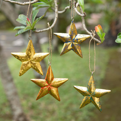 4.1'' Wood People Finial Ornament