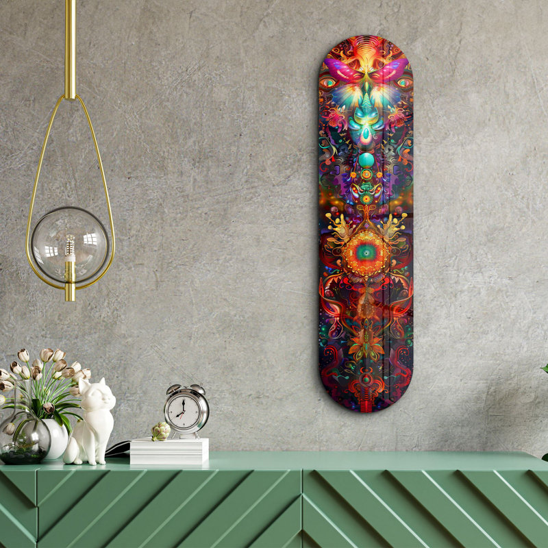 Peinture décorative en verre trempé