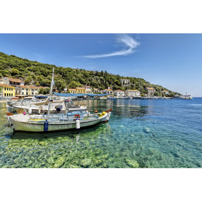 Kioni, Ithaca - Wrapped Canvas Print