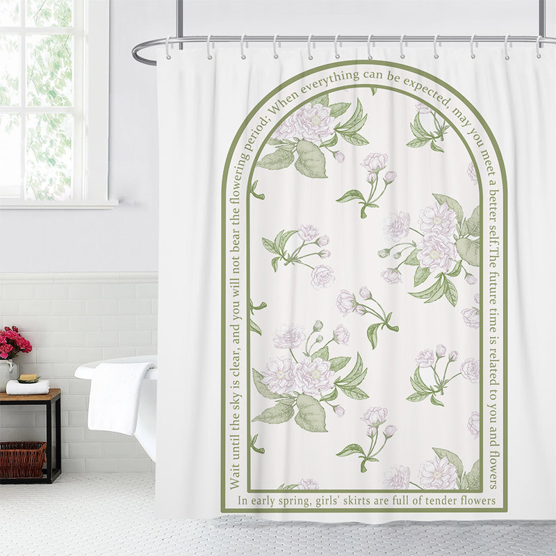 Rideau de douche en polyester