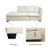 Upholstered 116.9 " U-Shaped Sectional-701562133
