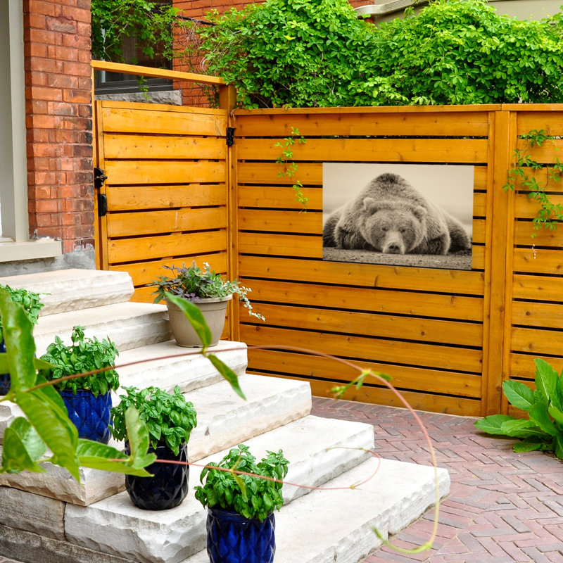 Décoration murale d'extérieur Chyou, L 32 po x H 22 po
