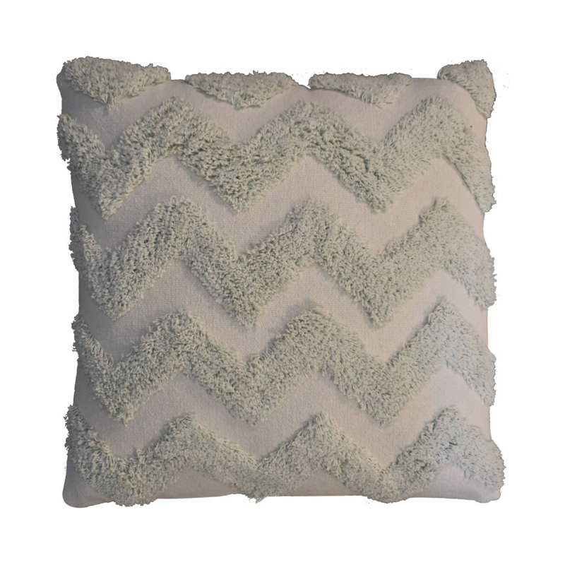 Square Throw Cushion, Sea Green