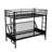 Full-Size On Twin Metal Multi-Functional Bunk Bed