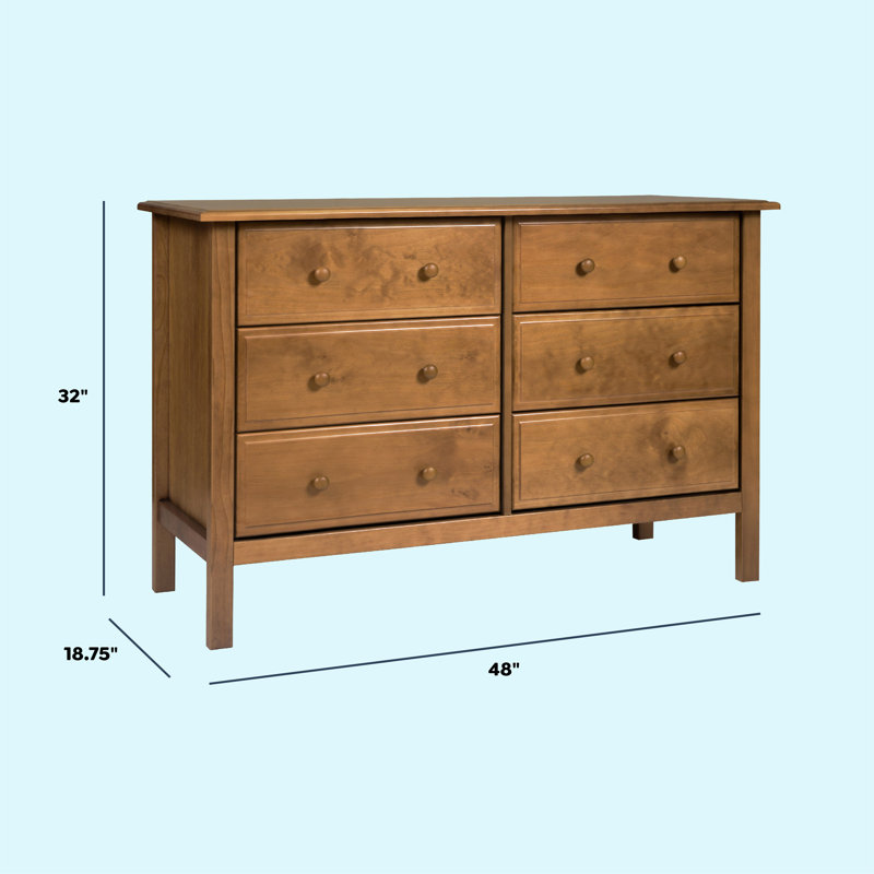 daVinci Jayden 6 Drawer 48" W Double Dresser & Reviews | Wayfair